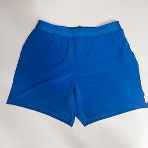 VRST Accelebrate Mens Size Small Blue 5” Relaxed Fit Running Shorts With Liner